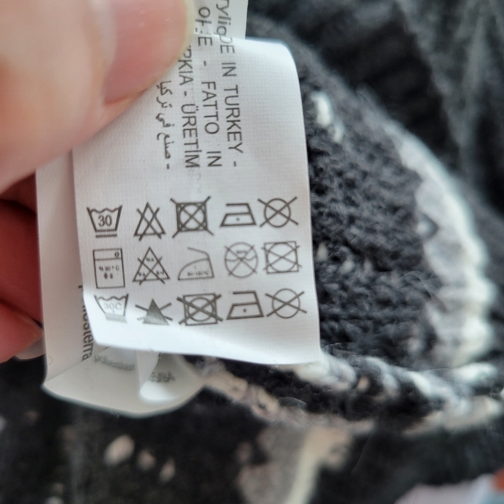 Zara Kids Gray Chunky Knit Sweater - Picture 8 of 8